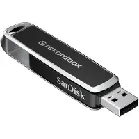 SanDisk DJ Flash Drive USB-C and USB-A 3.2 Gen 1 512 Gt -muistitikku, musta/harmaa