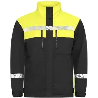 Projob 7416 Work Jacket 7416 Work Jacket 9910-Viz Black/Yellow L