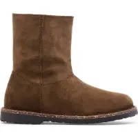 Birkenstock Women's Uppsala Zip Shearling Leve R Dark Tea Talvikengät 40