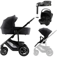 Britax Smile 5Z starttipaketti (Baby-Safe Core turvakaukalolla) Style Carbon Black