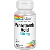 Solaray , Pantoottinen Hapettumisaine, 100 Kapseli