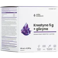 Aura Herbals - Kreatiinimonohydraatti 5 g + Glysiini annospussit (30 kpl)