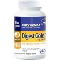 Enzymedica Digest Gold ja ATPro (Ruoansulatusentsyymit) - 240 kapselia