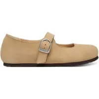 Birkenstock Nauhaballerina 'Santa Clarita' beige