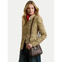 Ralph Lauren Leather Small Tanner Shoulder Bag - Brown - ONE SIZE
