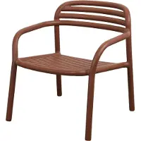 Cane-Line Bliss lounge tuoli pinottava Desert red aluminium