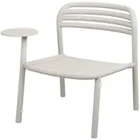 Cane-Line , Bliss lounge tuoli m/sivupöytä oikea Sand, aluminium