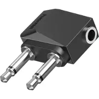 Hama Adapter Audio 3.5 Socket- 2x 3.5 Plug pistoke