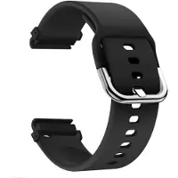SKALO Garmin Fenix 8 43mm Silikoniranneke Muotoiltu - Musta