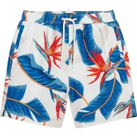 Superdry for man. M3010232A Recycled Hawaiian print swimming costume white (XL), Beachwear, Recycled Polister, Sustainable