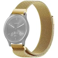 SKALO Milanese Loop to Garmin Vivomove Sport/Style/Luxe - Kulta