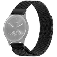 SKALO Milanese Loop to Garmin Vivomove HR - Musta