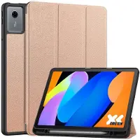 SKALO Lenovo Idea Tab 11" Trifold Kotelo - Ruusukulta