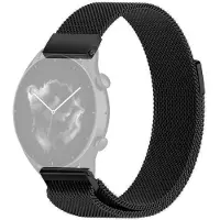 SKALO Milanese Loop to Amazfit GTR 3/GTR 3 Pro - Musta