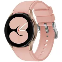 SKALO Samsung Watch 6 40mm/44mm Silikoniranneke Muotoiltu - Pinkki