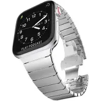 SKALO Teräsranneke "Flat" Apple Watch SE 40mm - Hopea