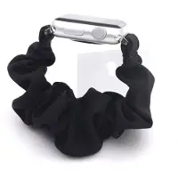 SKALO Scrunchie-ranneke Apple Watch Ultra 49mm - Musta