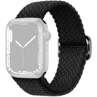 SKALO Punottu -ranneke Apple Watch Ultra 49mm - Musta