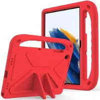 SKALO Samsung Galaxy Tab A11+ Lasten suojakotelo, jossa on kahva ja jalusta - Punainen