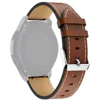 SKALO Ranneke nahkaa Samsung Watch 6 40mm/44mm - Ruskea