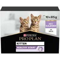 Purina Pro Plan - Cat Wet Junior with Turkey in Gravy Purple 85 g x 10 kpl - Kissat - Kissanruoka - Märkäruoka