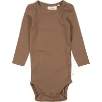 Lil´ Atelier Nbngayo Ls Slim Body Lil Noos - Brown - 68