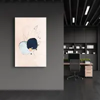 Hobby Hall Reproduktio OGLS-7048 – Suuri abstrakti seinäkoriste, 110×70 cm