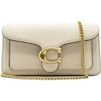 Coach Tabby Chain Crossbody 19 - Cream - ONE SIZE