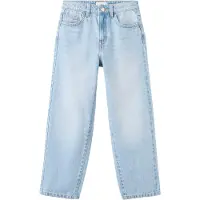 Mango Mid-Rise Straight Jeans - Blue - 140