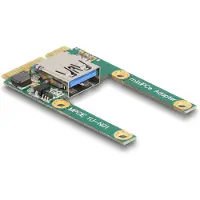 DeLOCK 80039, Mini PCI Express, USB 2.0, Mies, Vihreä, PC, Kiina