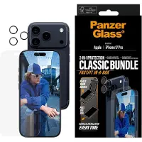 PanzerGlass 2-in-1 Classic Bundle iPhone 17 Pro w. FASTFIT IN-A-BOX