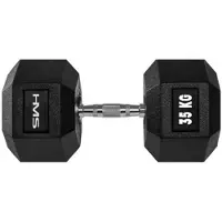 HMS Käsipaino Hex Pro - 35 kg