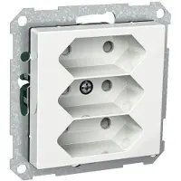 Schneider ELECTRIC EXXACT 3-OSAINEN PISTORASIA EURO KESKIÖLEVY RUUVILIITOS VALKOINEN (WDE002279)