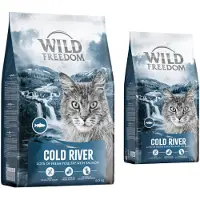 Wild Freedom 6,5 + 2 kg kaupan päälle! 8,5 kg Adult viljaton resepti - "Cold River" lohi