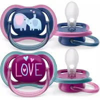 Philips AVENT Ultra Air 18+ kk Baby Boy Elephant & Love -design Tutit – 2 kpl
