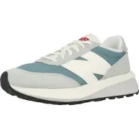 New Balance Matalavartiset tennarit '370' vaaleanharmaa / petrooli / valkoinen