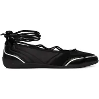 Karl Lagerfeld Ballerina musta / valkoinen