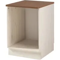 Notio Living Kaappi uunille Anita, valkoinen/ruskea