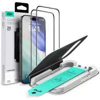 ESR iPhone 17/16 Pro UltraFit Panssarilasi - 9H, 0.3mm - musta reuna