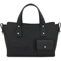 Tous for woman. 2002373451 City Handbag Medium black (OSFA), Casual, Polyurethane