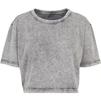 Build Your Brand Acid Washed Lyhythihainen T-paita