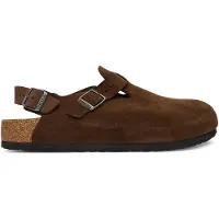 Birkenstock for man. 1032024 Leather Tokyo Clogs (Regular Fit) brown (41), Flat, Buckle, Casual
