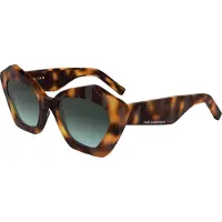 Karl Lagerfeld Aurinkolasit - - KL6199S - Asetaatti - Neliö - Tumma kilpikonna