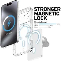 Itskins HYBRID MAGSAFE CLEAR kotelo iPhone 17 Pro Max. läpinäkyvä