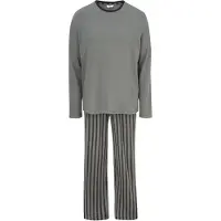 Dagi Pitkä pyjama harmaa / musta