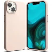Ringke iPhone 14 Plus Kuori Silikoni Pink Sand