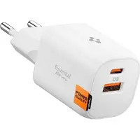 Spigen Essential EE352EU 2-porttinen seinälaturi 35W - Valkoinen