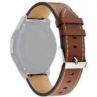 SKALO Ranneke nahkaa OnePlus Watch 2/2R - Ruskea