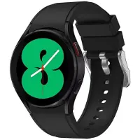 SKALO Samsung Watch 6 Classic 43mm/47mm Silikoniranneke Muotoiltu - Musta