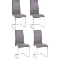 Notio Living Tuolisarja Amber 4 kpl, harmaa